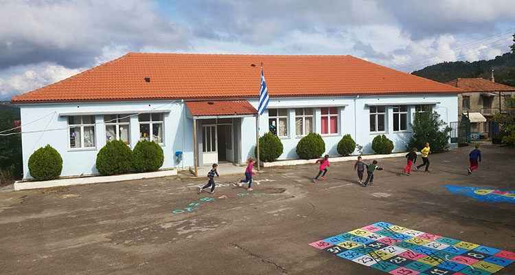 Άρτα: Εξωραϊσμός Σχολείου στον Δήμο Γεωργίου Καραϊσκάκη